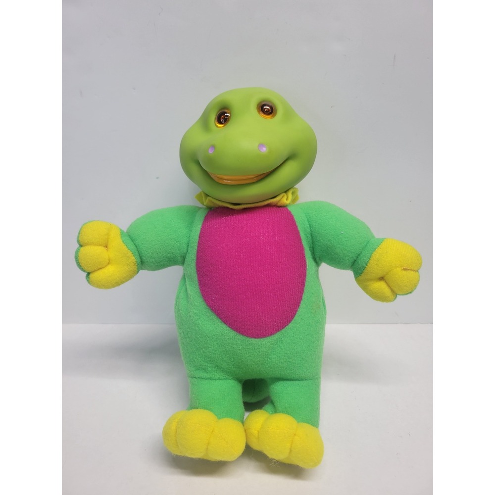 Vtg Baby Bop Barney & Friends Plush lightup Stuffed Dinosaur Lyons Group works